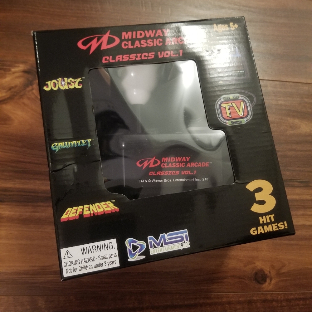 Midway Classic Arcade plug to play games